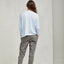 Cotton Tapered Pants in Marble