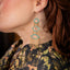 3 Eyes Fringe Chain Earrings