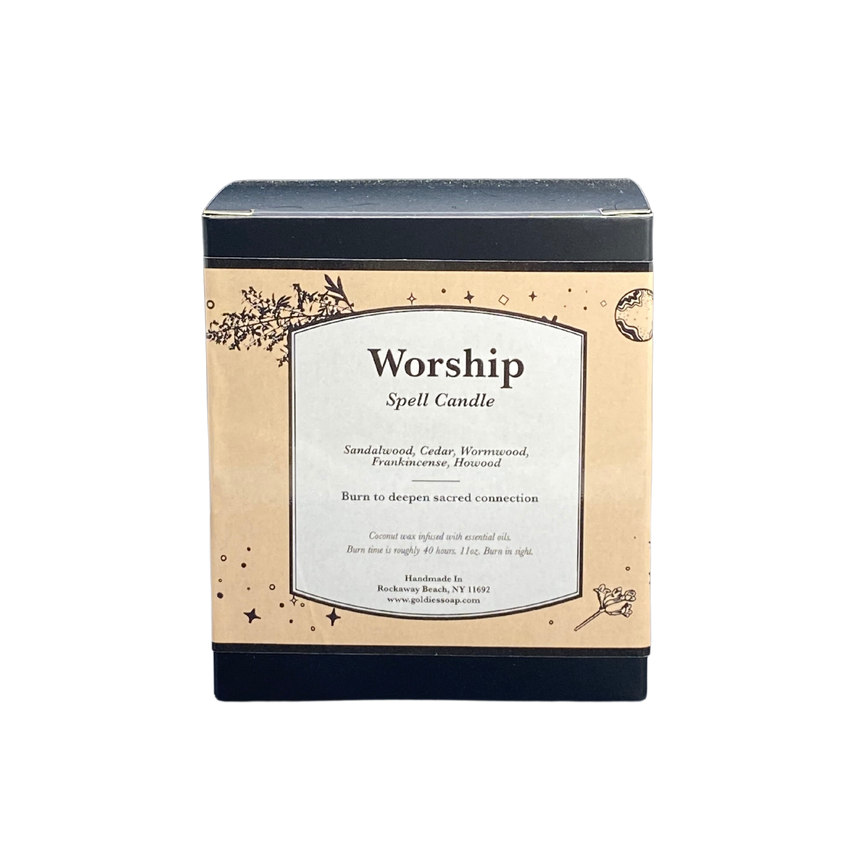 Worship | Sandalwood | Cedarwood | Coconut Wax | Candle