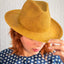 Boncia Straw Hat in Gold