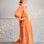 Seema Chomu Kaftan in Coral