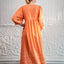 Seema Chomu Kaftan in Coral