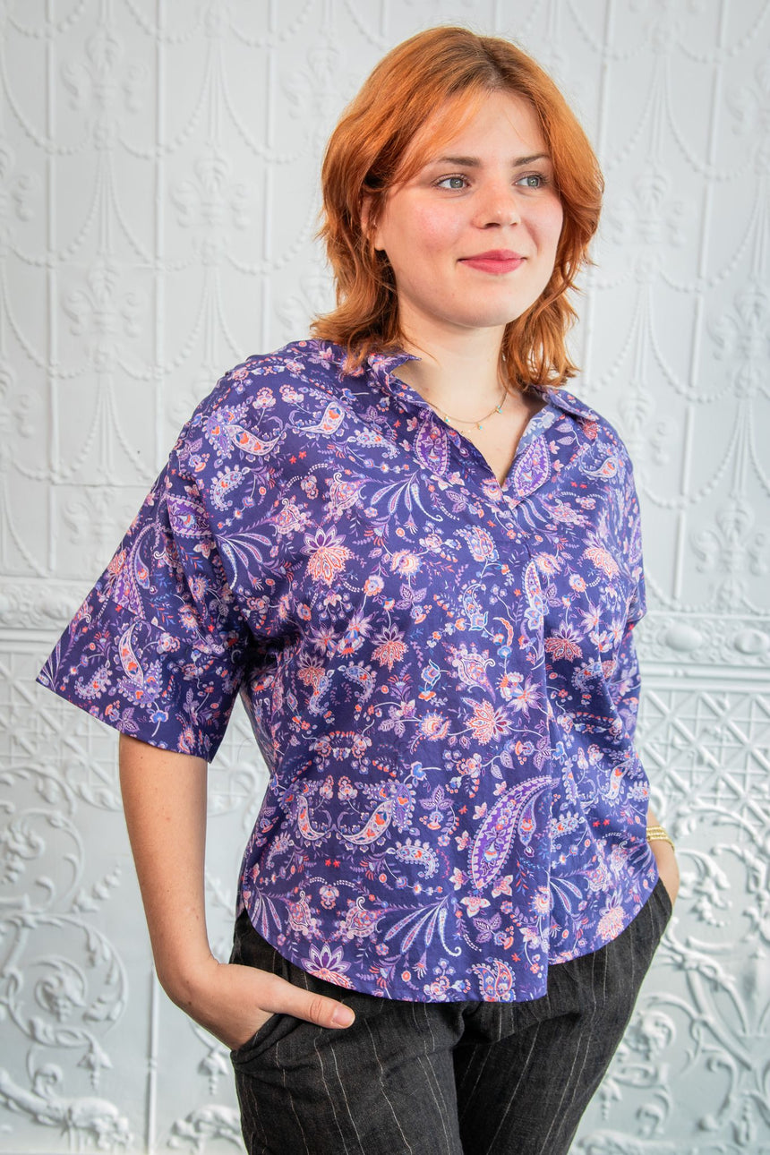 Square Top in Liberty Prints